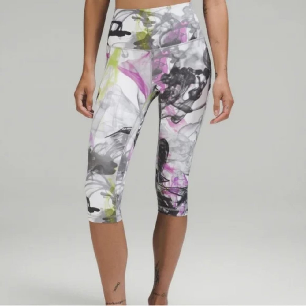lululemon athletica Multicolor Abstract Leggings Size 10